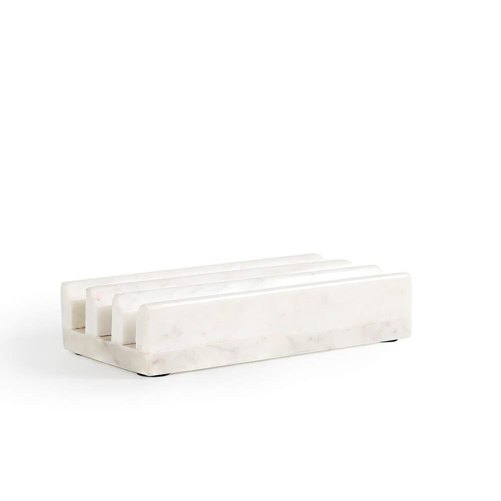 Handcrafted Marble Zigzag Cutting Board Stand • Elegant Kitchen Organizer - Image 4