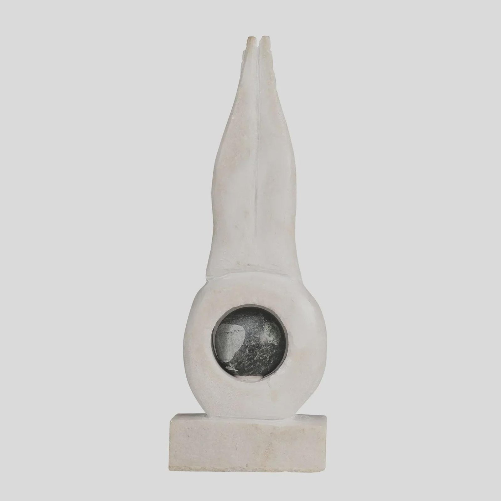 Hand-Carved Marble Praying Hands Sculpture, Natural Stone Altar Art Accent - Image 4