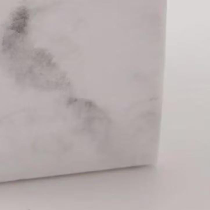 Hand-Carved Marble Toothbrush Holder, Dual-Compartment Vanity Organizer (6.4" L) - Image 4